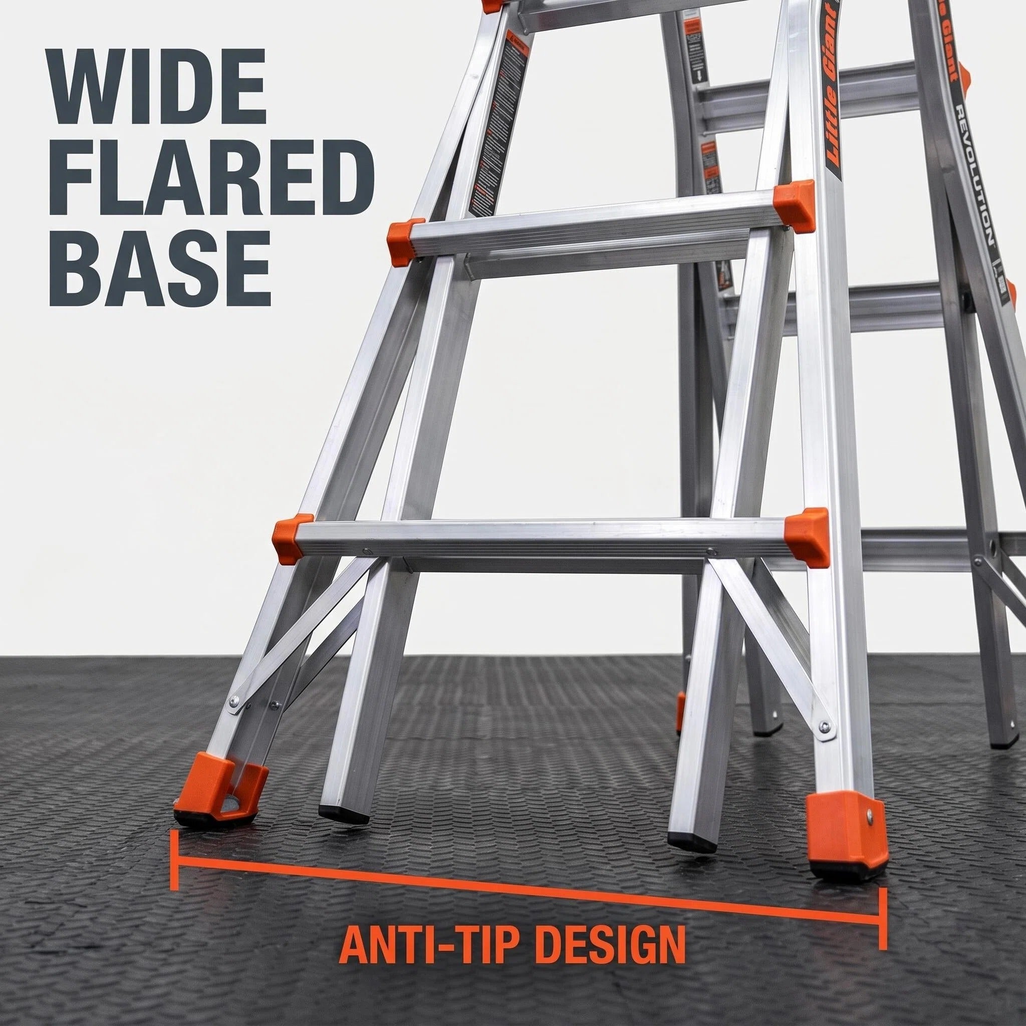 Multi-Position Ladder, Aircraft-Grade Aluminum Ultra-Lightweight Step Ladder