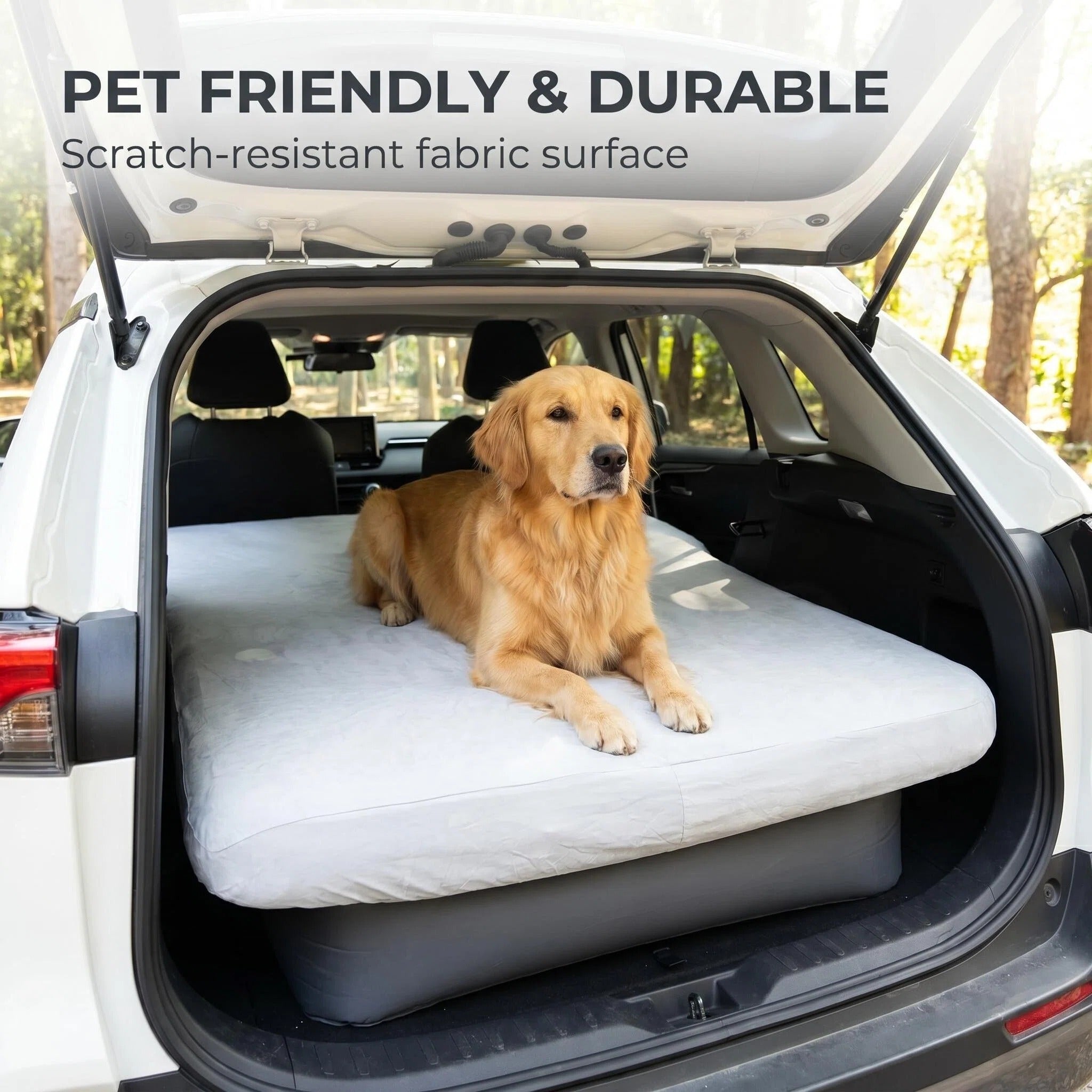 Premium SUV Air Mattress, Car Camping Inflatable Bed for SUV Trunk