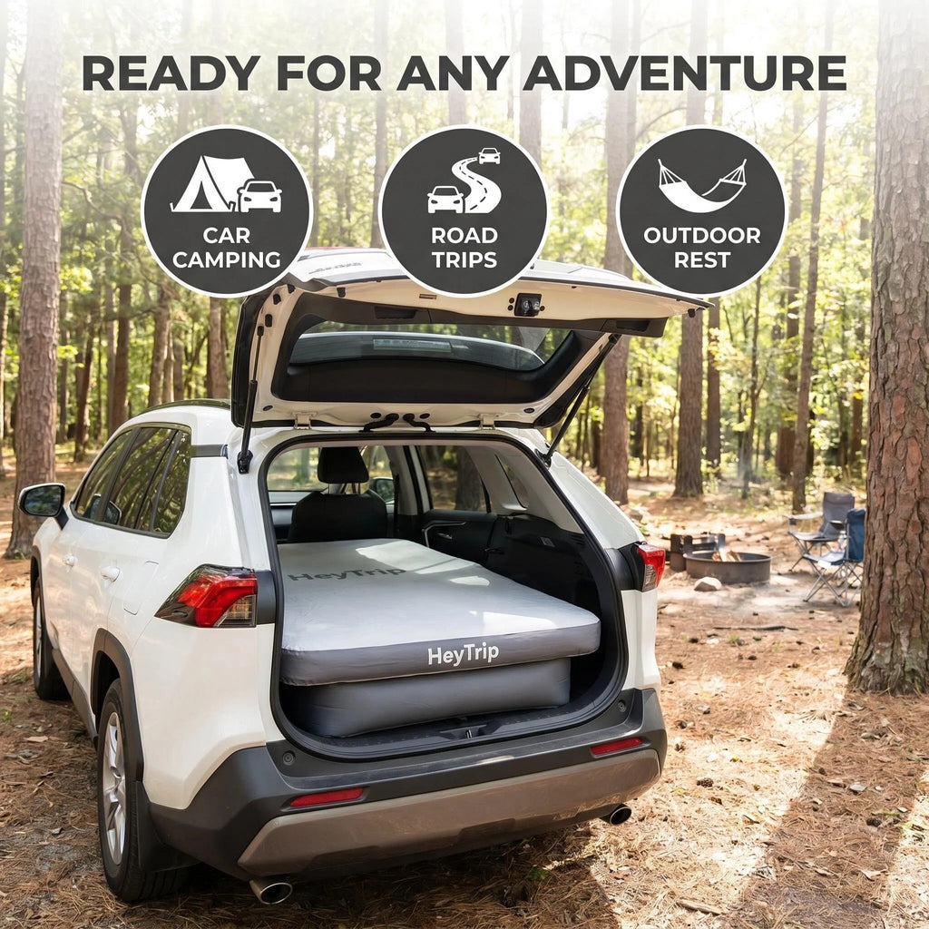 Premium SUV Air Mattress, Car Camping Inflatable Bed for SUV Trunk
