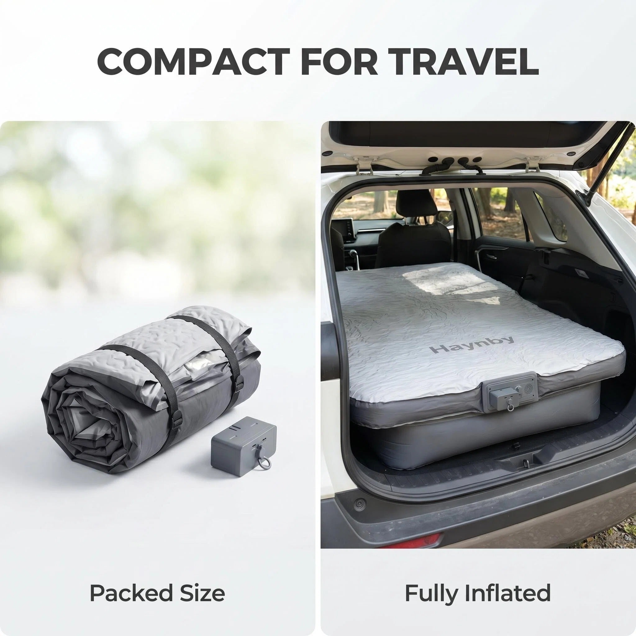 Premium SUV Air Mattress, Car Camping Inflatable Bed for SUV Trunk
