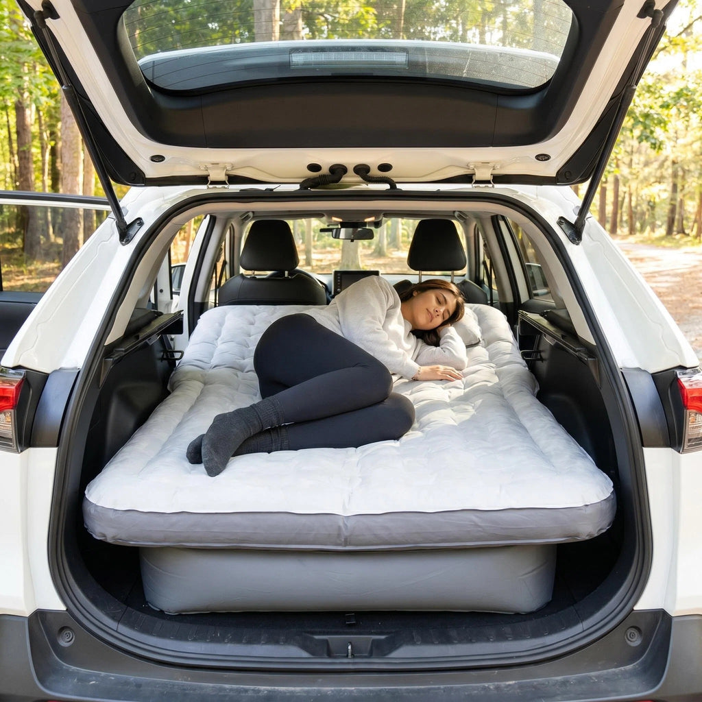 Premium SUV Air Mattress, Car Camping Inflatable Bed for SUV Trunk